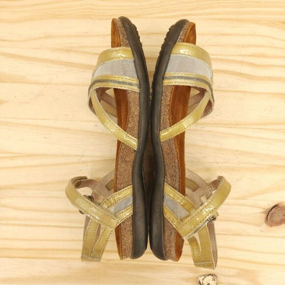 Naot Womens Sandals Sz 5 36 Tan Ankle Strap Open Toe Comfort Shoes Retro Y2K - Picture 5 of 9